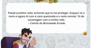 O bronzeado em modo teste grátis que deu errado e virou meme ambulante