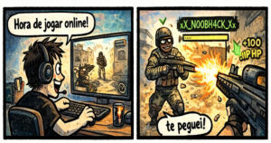O ciclo do gamer brasileiro: confiança, surto e ódio em menos de 10 minutos