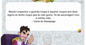 O dia em que você tenta ser minimalista e vira refém das piores roupas