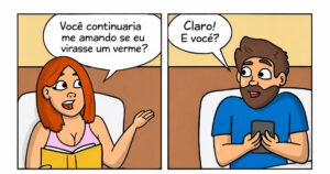O teste do verme que revelou quem realmente vive no modo protagonista