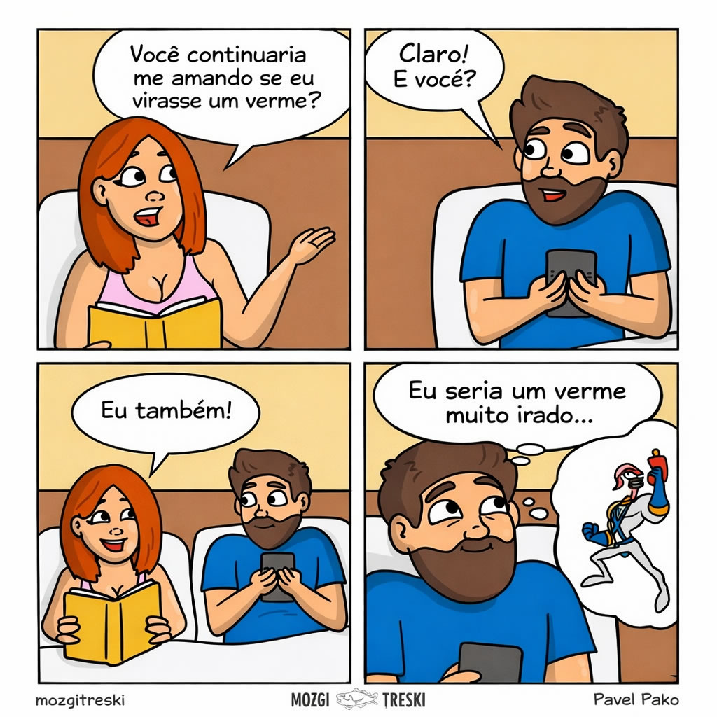 O teste do verme que revelou quem realmente vive no modo protagonista