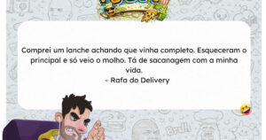 Quando o delivery entrega tudo, menos o que realmente importa