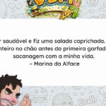 Quando você tenta ser fitness e a vida responde com efeito dominó de alface