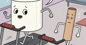 A lição de vida mais profunda da internet veio diretamente de um rolo de papel higiênico
