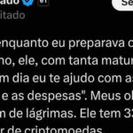 O trader de criptomoedas de 33 anos que finalmente prometeu ajudar nas contas da mãe