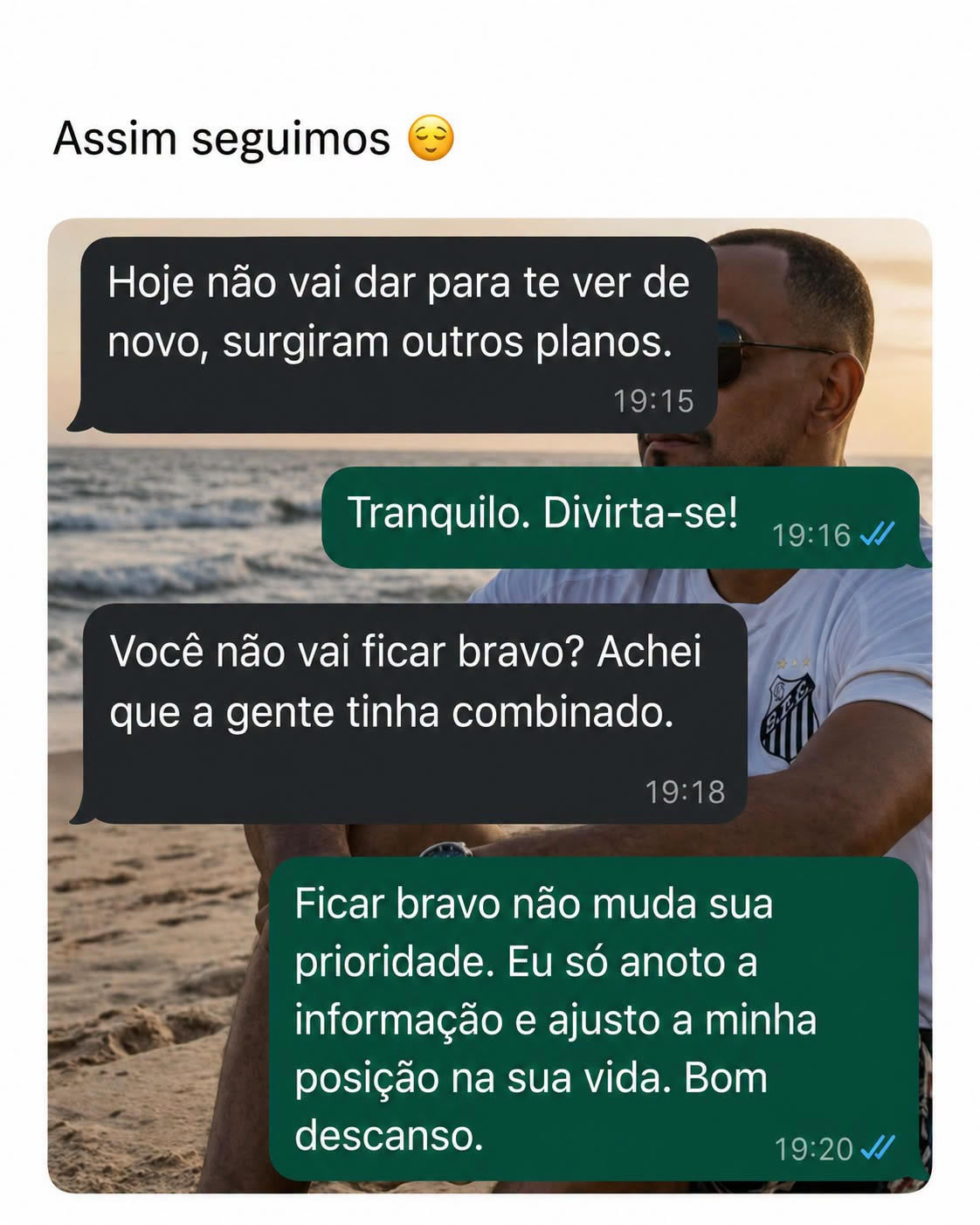 O dia em que a planilha emocional foi atualizada