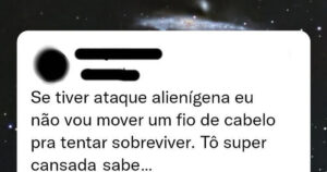 O dia em que os alienígenas descobriram que a humanidade está cansada demais para fugir