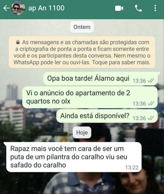 O homem que só queria alugar um apartamento e ganhou uma análise criminal gratuita