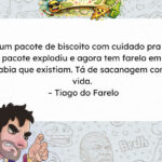 O pacote de biscoito que se transformou em uma bomba de farelos