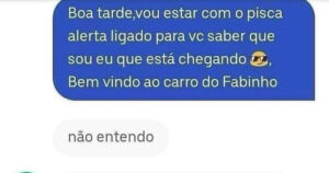 Quando o motorista tentou ser simpático e acabou parecendo o chefe final da corrida