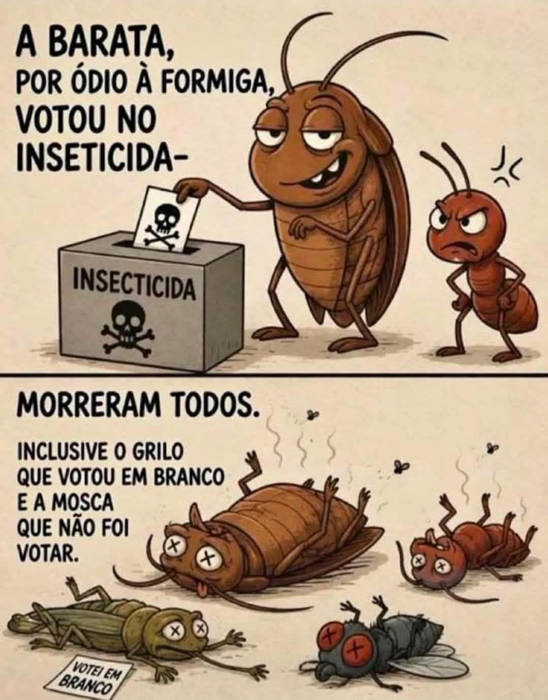Quando o plano era derrotar o inimigo e o resultado foi derrotar a vizinhança inteira