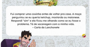 A pergunta mais simples da lanchonete consegue confundir qualquer pessoa