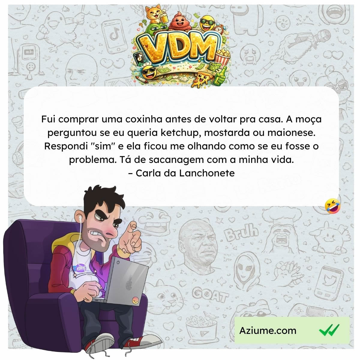 A pergunta mais simples da lanchonete consegue confundir qualquer pessoa
