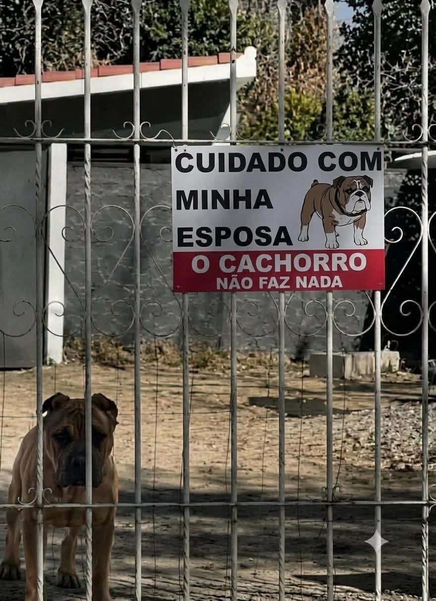 A placa mais sincera da internet já escolheu quem realmente manda na casa A placa mais sincera da internet já escolheu quem realmente manda na casa
