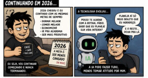 As metas mudam, os boletos ficam e a esperança nunca aprende
