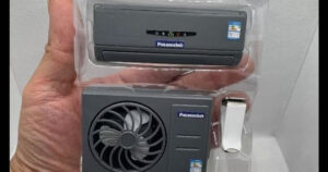 O ar-condicionado que chegou pronto para refrescar uma formiga