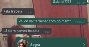 O contato da sogra virou a arma mais poderosa do relacionamento