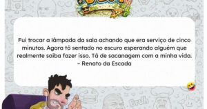 O dia em que trocar uma lâmpada virou uma reforma completa