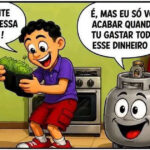 O dinheiro mal chega e as contas já fazem fila na porta