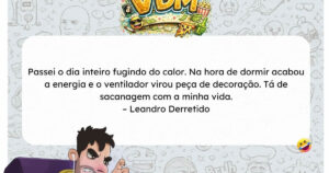 O ventilador só descobre que é importante quando acaba a energia