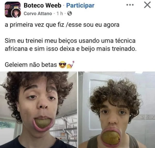 A internet descobriu uma técnica de treino para beijo que ninguém pediu