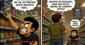 A simples busca por um biscoito que quase terminou em uma crise existencial