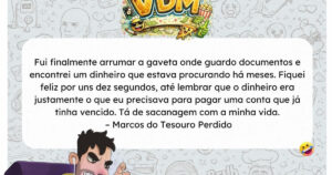 Encontrou dinheiro perdido, mas a vida já tinha destino para ele