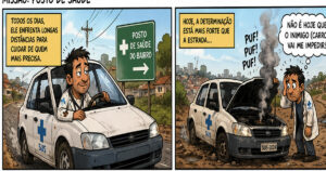 O médico do SUS enfrentou a maior emergência antes mesmo de chegar ao posto