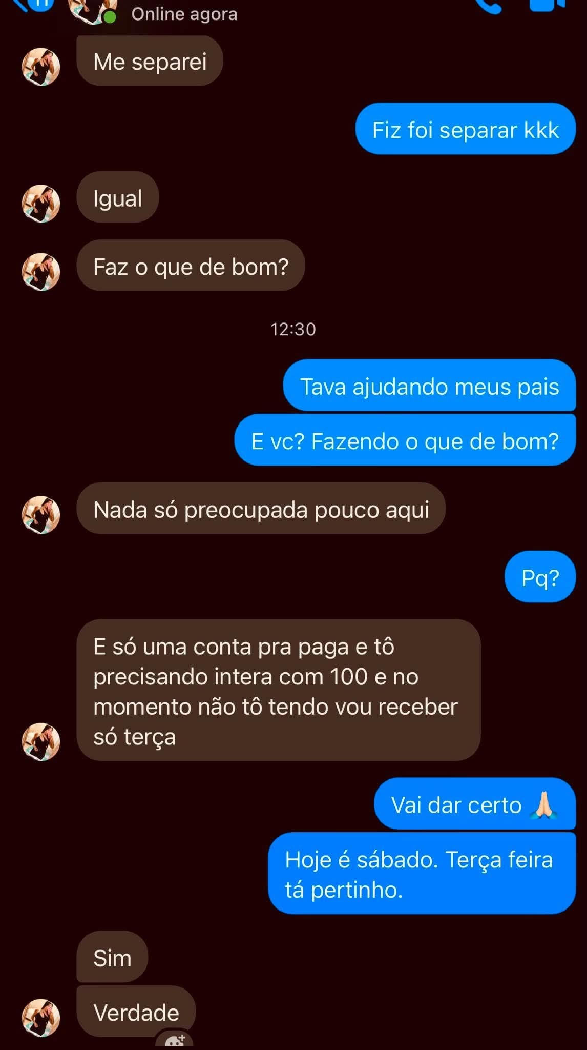 O roteiro das conversas que sempre terminam em um pedido inesperado