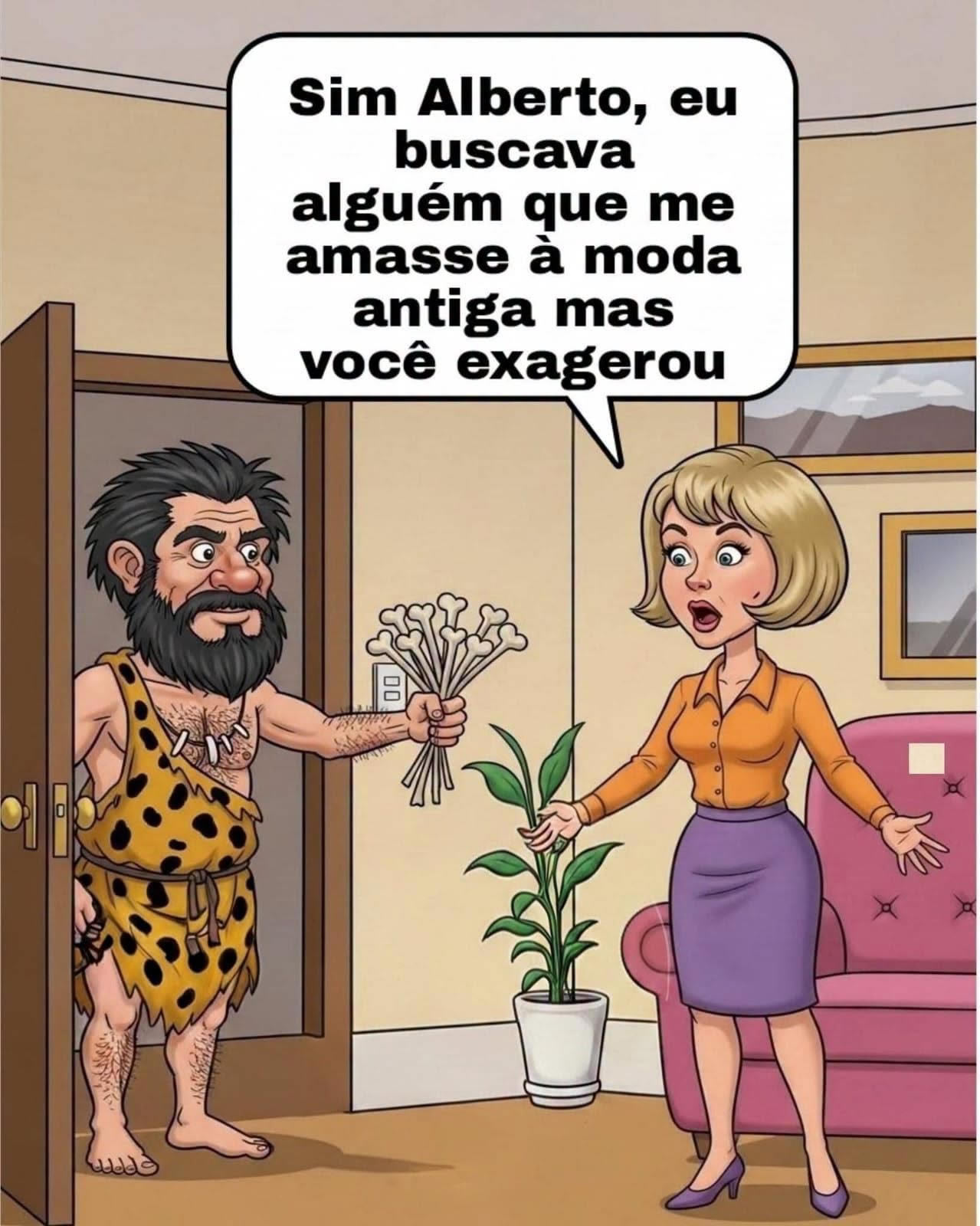 Pediu alguém que gostasse de moda antiga e recebeu isso