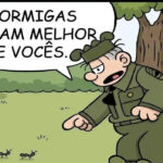 A comparação com as formigas que humilhou o treinamento militar