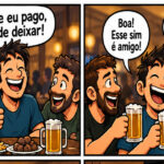A frase que transformou uma noite de cerveja em uma operação de fuga