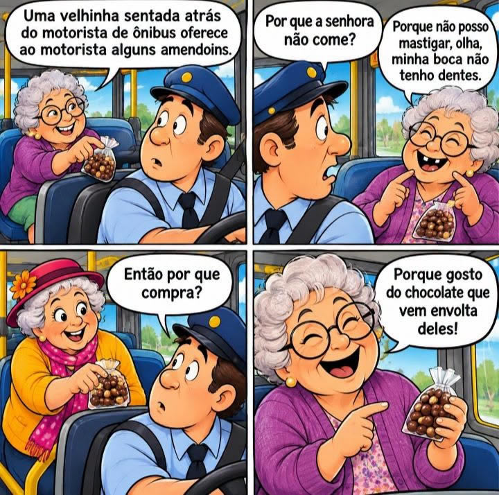 A lógica dessa senhora para comprar chocolate é simplesmente impossível de discutir A lógica dessa senhora para comprar chocolate é simplesmente impossível de discutir