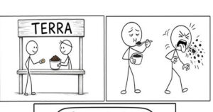 A pessoa experimentou açaí e descobriu que o problema era o próprio açaí