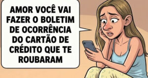 O marido descobriu que o ladrão gasta menos que a própria esposa