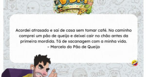 O pão de queijo era a única esperança daquela manhã e também deu errado