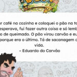 Quando o pão passa do ponto e vira carvão no café da manhã