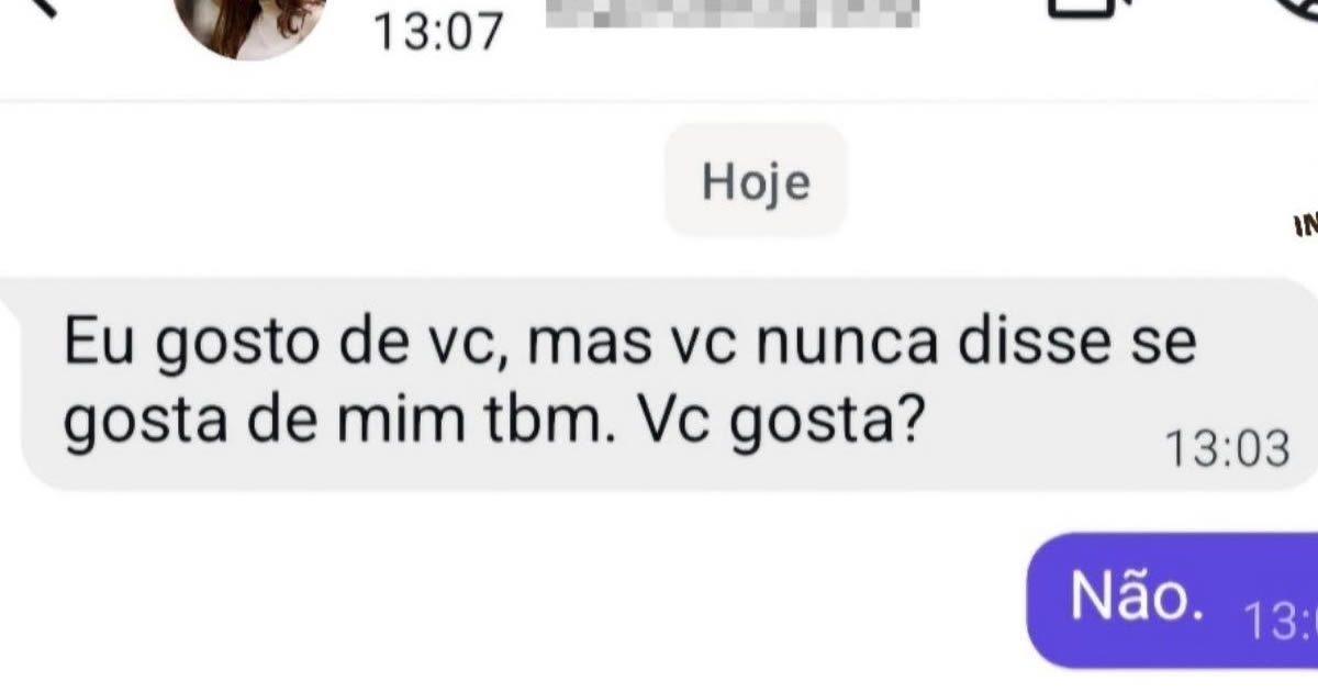 A declaração de amor que recebeu a resposta mais fria da internet