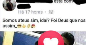 A legenda dizia uma coisa, mas a foto entregou outra completamente diferente