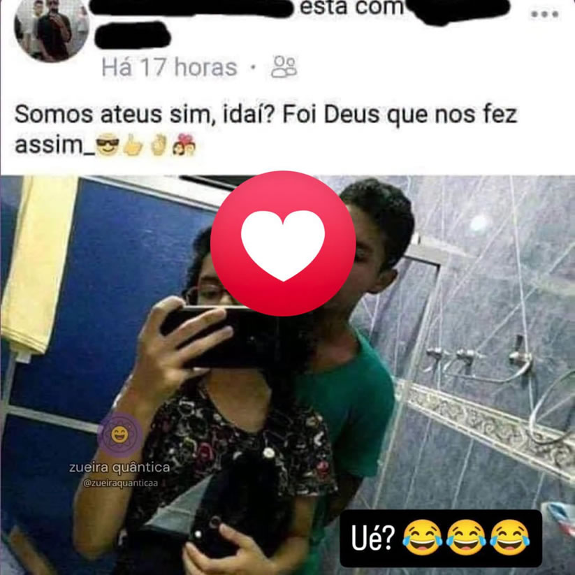 A legenda dizia uma coisa, mas a foto entregou outra completamente diferente