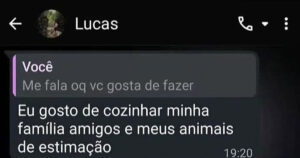 A resposta sobre cozinhar virou uma das cantadas mais sem vergonha da internet
