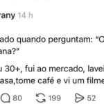 Depois dos 30, lavar roupa e ir ao mercado viraram programas de fim de semana
