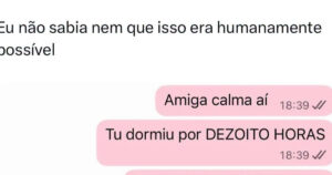 Ela foi dormir à meia-noite e acordou às seis da tarde: o sono venceu