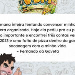 Ele tentou provar que era organizado, mas a gaveta entregou toda a verdade