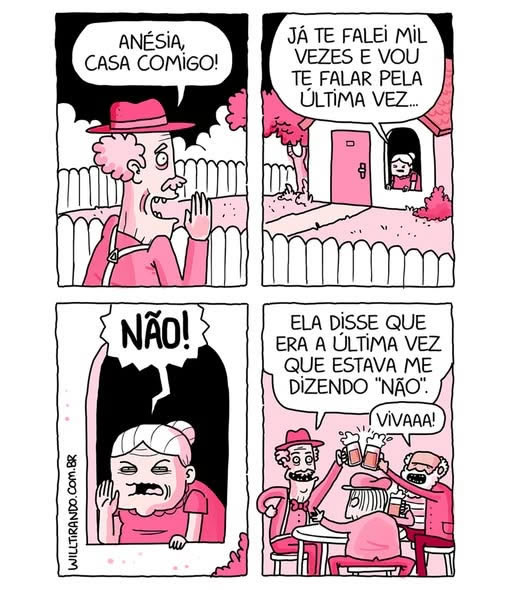 Quando a pessoa transforma um “não” em motivo para comemorar